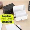 image:imageMr Pen Index Card Holder 2 Pack 3x5 Index Card Box Note Card Holder  Flash Card Box Index Card Holder Box Note Card Box Flash Card Holder Notecard Box Notecard Holder Flash Card Organizer