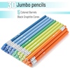 image:imageMr Pen Jumbo Pencils 30 Pack Colorful Barrels  Smooth Black 2 HB Graphite Cores Large Preschool Pencils Smooth Writing Lead for Kindergarten Kids and School SuppliesNature Barrels