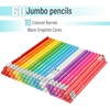 image:imageMr Pen Jumbo Pencils 30 Pack Colorful Barrels  Smooth Black 2 HB Graphite Cores Large Preschool Pencils Smooth Writing Lead for Kindergarten Kids and School SuppliesBright Barrels