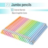 image:imageMr Pen Jumbo Pencils 30 Pack Colorful Barrels  Smooth Black 2 HB Graphite Cores Large Preschool Pencils Smooth Writing Lead for Kindergarten Kids and School SuppliesSoft Pastel Barrels