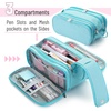 image:imageMr Pen Large Capacity Pencil Case Big Capacity Pencil Case  Big Pencil Pouch Pencil Bag Pen Case Pen Pouch Pen Bag Pencil Pouches Pencil Bags Big Pencil Case Large Pencil CaseBlue
