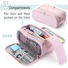 image:imageMr Pen Large Capacity Pencil Case Big Capacity Pencil Case  Big Pencil Pouch Pencil Bag Pen Case Pen Pouch Pen Bag Pencil Pouches Pencil Bags Big Pencil Case Large Pencil CasePink