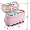image:imageMr Pen Large Capacity Pencil Case Big Capacity Pencil Case  Big Pencil Pouch Pencil Bag Pen Case Pen Pouch Pen Bag Pencil Pouches Pencil Bags Big Pencil Case Large Pencil CasePink