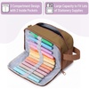 image:imageMr Pen Large Capacity Pencil Case Mint Green Pencil Pouch Pencil Bag  Pen Case Pen Pouch Pen Bag Pencil Pouches brown colored