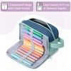 image:imageMr Pen Large Capacity Pencil Case Mint Green Pencil Pouch Pencil Bag  Pen Case teal color