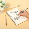 image:imageMr Pen Luxury Floral Pen Set 3 pcs Black Ink Ballpoint Pens Floral Pen  Fancy Pens for Women Cute Pens for Journaling Mothers Day1 Count Pack of 1