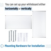 image:imageMr Pen Magnetic Dry Erase Board 24x36 Inches White Board Dry Erase  Large White Board Big White Board Large Whiteboard for Wall24 x 48