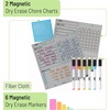 image:imageMr Pen Magnetic Dry Erase Chore Chart for Fridge 10x10 2 Pack  6x Fine Point Markers Refrigerator Magnetic Chore Chart Dry Erase for Multiple Kids Teens and AdultsSilver