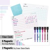 image:imageMr Pen Magnetic Dry Erase Chore Chart for Fridge 10x10 2 Pack  6x Fine Point Markers Refrigerator Magnetic Chore Chart Dry Erase for Multiple Kids Teens and AdultsWhite