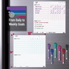 image:imageMr Pen Magnetic Dry Erase Chore Chart for Fridge 10x10 2 Pack  6x Fine Point Markers Refrigerator Magnetic Chore Chart Dry Erase for Multiple Kids Teens and AdultsWhite