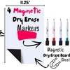 image:imageMr Pen Magnetic Dry Erase Whiteboard 17 x 1125  Magnetic Dry Erase Board Sheet with 4 Dry Erase Markers Magnetic Whiteboard for Fridge Fridge Whiteboard