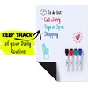 image:imageMr Pen Magnetic Dry Erase Whiteboard 17 x 1125  Magnetic Dry Erase Board Sheet with 4 Dry Erase Markers Magnetic Whiteboard for Fridge Fridge Whiteboard