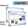 image:imageMr Pen Magnetic Weekly Erase Board 12 x 16 DoubleSided with Markers  10 Magnets and Eraser