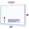 image:imageMr Pen Magnetic Whiteboard Dry Erase 18x24 Inches  Dry Erase Board with Black Fine Point Marker Magnetic White Board for Students Home Office and ClassroomColorful