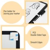 image:imageMr Pen Magnetic Whiteboard Dry Erase 18x24 Inches  Dry Erase Board with Black Fine Point Marker Magnetic White Board for Students Home Office and ClassroomBlack