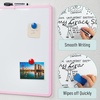image:imageMr Pen Magnetic Whiteboard Dry Erase 18x24 Inches  Dry Erase Board with Black Fine Point Marker Magnetic White Board for Students Home Office and ClassroomPink