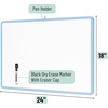 image:imageMr Pen Magnetic Whiteboard Dry Erase 18x24 Inches  Dry Erase Board with Black Fine Point Marker Magnetic White Board for Students Home Office and ClassroomPastel Blue