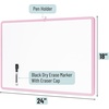 image:imageMr Pen Magnetic Whiteboard Dry Erase 18x24 Inches  Dry Erase Board with Black Fine Point Marker Magnetic White Board for Students Home Office and ClassroomPink