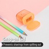 image:imageMr Pen Manual Pencil Sharpener 6 Pack Colorful Dual Holes  Compatible with Standard and Jumbo Pencils Snapon Lid Colored Handheld Pencil Sharpener for Artists ClassroomCandy Bloom