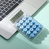 image:imageMr Pen Mechanical Switch Calculator 10 Digits Blue Calculator  Transparent Body Large LCD Display Big Buttons