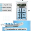 image:imageMr Pen Mechanical Switch Calculator 10 Digits Blue Calculator  Transparent Body Large LCD Display Big Buttons