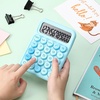 image:imageMr Pen Mechanical Switch Calculator 12 Digit Large LCD Display  Blue with Big Buttons Mechanical Switch Calculator for Home School OfficeBlue