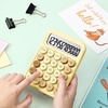 image:imageMr Pen Mechanical Switch Calculator 12 Digit Large LCD Display  Blue with Big Buttons Mechanical Switch Calculator for Home School OfficeCool Brown