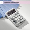 image:imageMr Pen Mechanical Switch Calculator 12 Digit Large LCD Display  Blue with Big Buttons Mechanical Switch Calculator for Home School OfficeGray