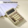 image:imageMr Pen Mechanical Switch Calculator 12 Digit Large LCD Display  Blue with Big Buttons Mechanical Switch Calculator for Home School OfficeKhaki Cream