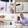 image:imageMr Pen Mechanical Switch Calculator 12 Digit Large LCD Display  Blue with Big Buttons Mechanical Switch Calculator for Home School OfficePastel Harmony