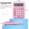 image:imageMr Pen Mechanical Switch Calculator 12 Digit Large LCD Display  Blue with Big Buttons Mechanical Switch Calculator for Home School OfficePink