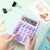 image:imageMr Pen Mechanical Switch Calculator 12 Digit Large LCD Display  Blue with Big Buttons Mechanical Switch Calculator for Home School OfficePurple