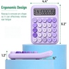 image:imageMr Pen Mechanical Switch Calculator 12 Digit Large LCD Display  Blue with Big Buttons Mechanical Switch Calculator for Home School OfficePurple