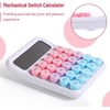 image:imageMr Pen Mechanical Switch Calculator 12 Digit Large LCD Display  Colorful with Big Buttons Mechanical Switch Calculator for Home School OfficeBubble Gum