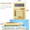 image:imageMr Pen Mechanical Switch Calculator 12 Digit Large LCD Display  Colorful with Big Buttons Mechanical Switch Calculator for Home School OfficeCool Brown