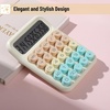 image:imageMr Pen Mechanical Switch Calculator 12 Digit Large LCD Display  Colorful with Big Buttons Mechanical Switch Calculator for Home School OfficeCreamy Citrus