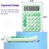 image:imageMr Pen Mechanical Switch Calculator 12 Digit Large LCD Display  Colorful with Big Buttons Mechanical Switch Calculator for Home School OfficeGreen