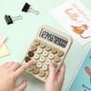 image:imageMr Pen Mechanical Switch Calculator 12 Digit Large LCD Display  Colorful with Big Buttons Mechanical Switch Calculator for Home School OfficeKhaki Cream
