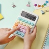 image:imageMr Pen Mechanical Switch Calculator 12 Digit Large LCD Display  Colorful with Big Buttons Mechanical Switch Calculator for Home School OfficePastel Harmony