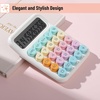 image:imageMr Pen Mechanical Switch Calculator 12 Digit Large LCD Display  Colorful with Big Buttons Mechanical Switch Calculator for Home School OfficePastel Harmony