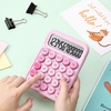 image:imageMr Pen Mechanical Switch Calculator 12 Digit Large LCD Display  Colorful with Big Buttons Mechanical Switch Calculator for Home School OfficePink