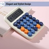 image:imageMr Pen Mechanical Switch Calculator 12 Digit Large LCD Display  Colorful with Big Buttons Mechanical Switch Calculator for Home School OfficeWarm Brown