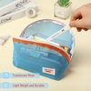 image:imageMr Pen Mesh Pencil Case Blue Mesh Zipper Pouch Bags Cosmetic Bag  Makeup Bag Cute