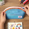 image:imageMr Pen Mesh Pencil Case Blue Mesh Zipper Pouch Bags Cosmetic Bag  Makeup Bag Cute