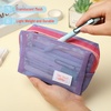 image:imageMr Pen Mesh Pencil Case Purple  Mesh Zipper Pouch Bags with Zipper Pouches for Organization Cosmetic Bag Purse Pouch Cute Makeup BagPurple