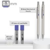 image:imageMr Pen Metal Mechanical Pencil Set with Lead Refills amp Erasers 2 Pack  09mm 4x Tubes 2B Lead Refill 4x Eraser Refills for School Supplies Note Taking Drawing Sketching Office05mm