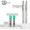 image:imageMr Pen Metal Mechanical Pencil Set with Lead Refills amp Erasers 2 Pack  09mm 4x Tubes 2B Lead Refill 4x Eraser Refills for School Supplies Note Taking Drawing Sketching Office07mm