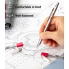 image:imageMr Pen Metal Mechanical Pencil Set with Lead Refills amp Erasers 2 Pack  09mm 4x Tubes 2B Lead Refill 4x Eraser Refills for School Supplies Note Taking Drawing Sketching Office03mm