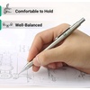 image:imageMr Pen Metal Mechanical Pencil Set with Lead Refills amp Erasers 2 Pack  09mm 4x Tubes 2B Lead Refill 4x Eraser Refills for School Supplies Note Taking Drawing Sketching Office07mm