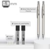 image:imageMr Pen Metal Mechanical Pencil Set with Lead Refills amp Erasers 2 Pack  09mm 4x Tubes 2B Lead Refill 4x Eraser Refills for School Supplies Note Taking Drawing Sketching Office09mm